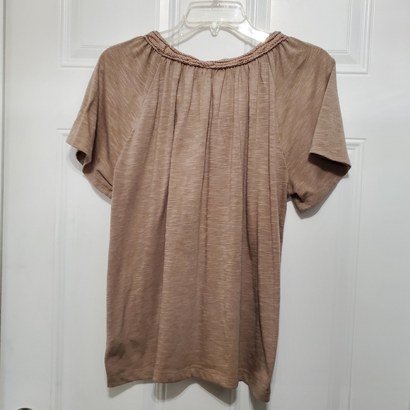 Croft & Barrow T-Shirt with braided neckline size 1X - Picture 3 of 12
